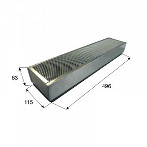 Filtre de cabine à charbon actif pour SAME / DEUTZ FAHR Ref 0.013.9331.2