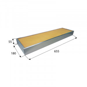 Filtre de cabine DEUTZ FAHR Ref 6543590