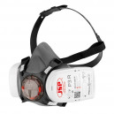 Demi-masque de protection Force 8 JSP avec 2 filtres A2 P3