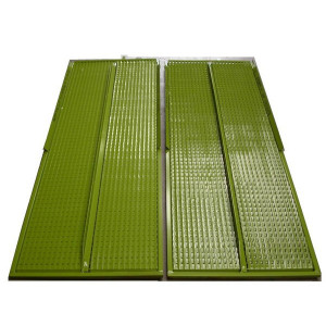Kit de demi grille supérieure GR/E JOHN DEERE 1410x736 mm Kit de demi grille supérieure GR/E JOHN DEERE 1410x736 mm