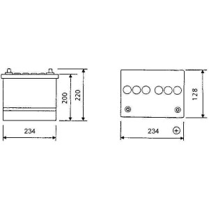 Batterie 12V 45AH 350A