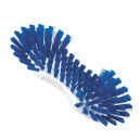 Brosse de laiterie blanche et bleue 22 cm