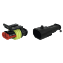 Kit de connecteurs &eacute;tanches Superseal M&acirc;le/Femelle 1,5 mm&sup2; 2 voies