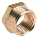 R&eacute;duction double en laiton m&acirc;le 1/2" vers femelle 3/4"  