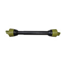 Cardan complet 1,5m tube triangulaire 29 x 3,5 / 36 x 3,4 croisillon 61,2 x 23,8 avec m&acirc;choire al&eacute;s&eacute;es et clavet&eacute;es &agrave; boulon