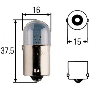 Ampoule feu clignotant Hella 12 V culot 5 W Ampoule feu clignotant Hella 12 V culot 5 W