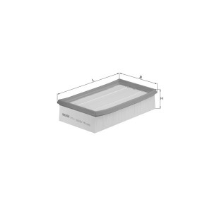 Filtre à air Mahle LX933/3 Filtre à air Mahle LX933/3